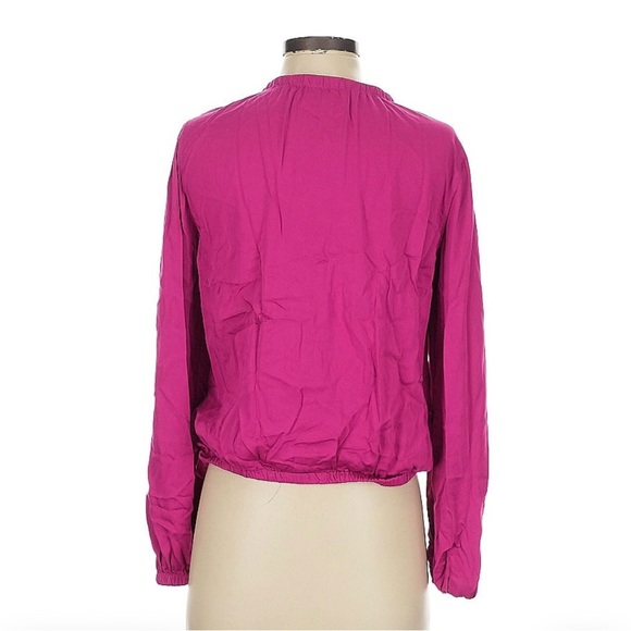 Cloth & Stone Pink Ruched Top - Picture 2 of 6